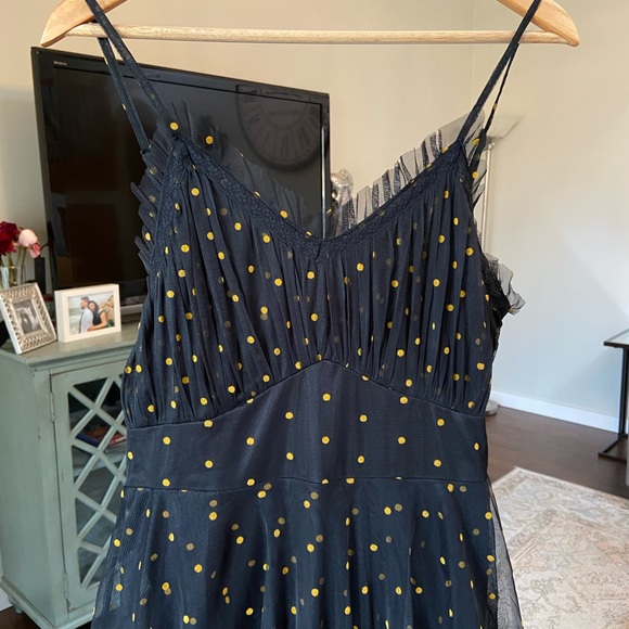 Lace and Beads polka dot tiered maxi dress - Picture 3 of 4